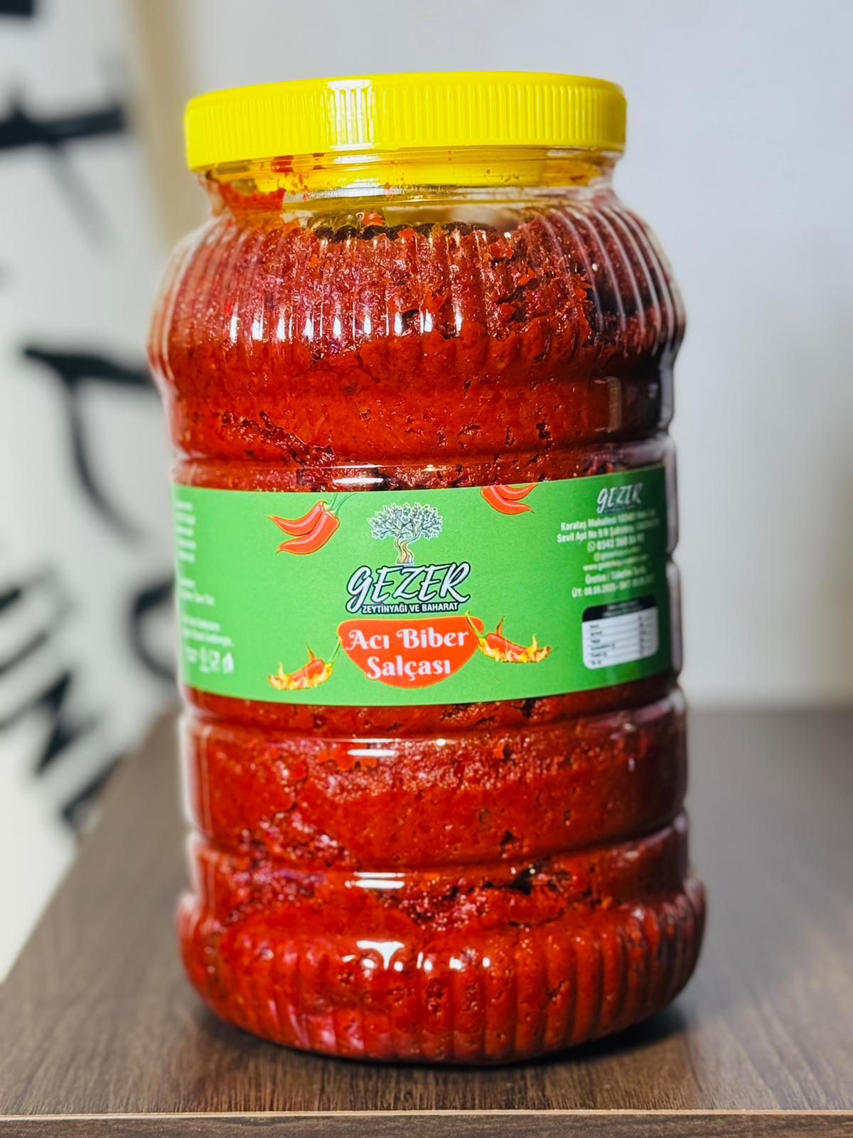 YÖRESEL ACI BİBER SALÇASI